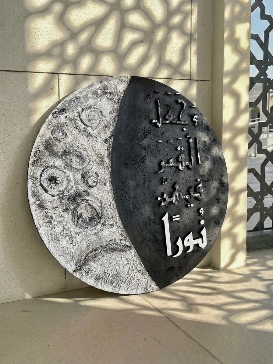 وَ جَعل القَمَر فيهِن نُوراً