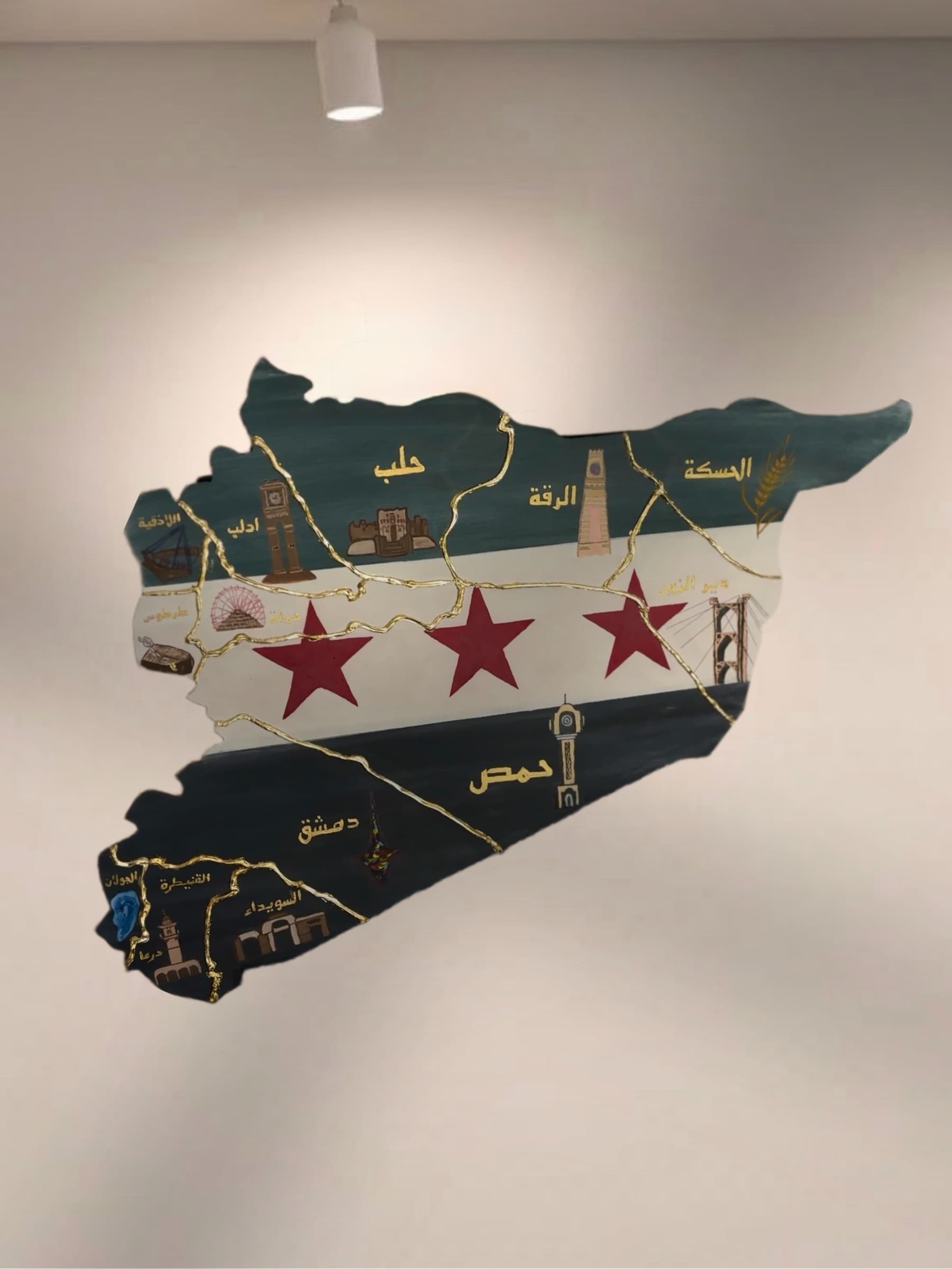خريطة سوريا